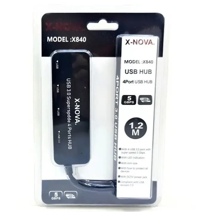 هاب X-NOVA مدل X-840 USB3 — تصویر ۳