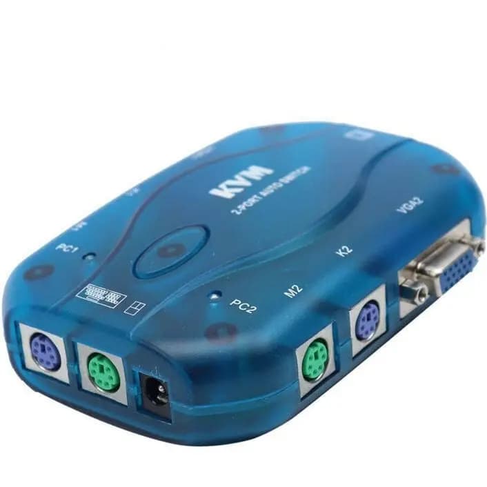 کی وی ام سوئیچ 1 به 2 ( KVM SWITCH ) PS2