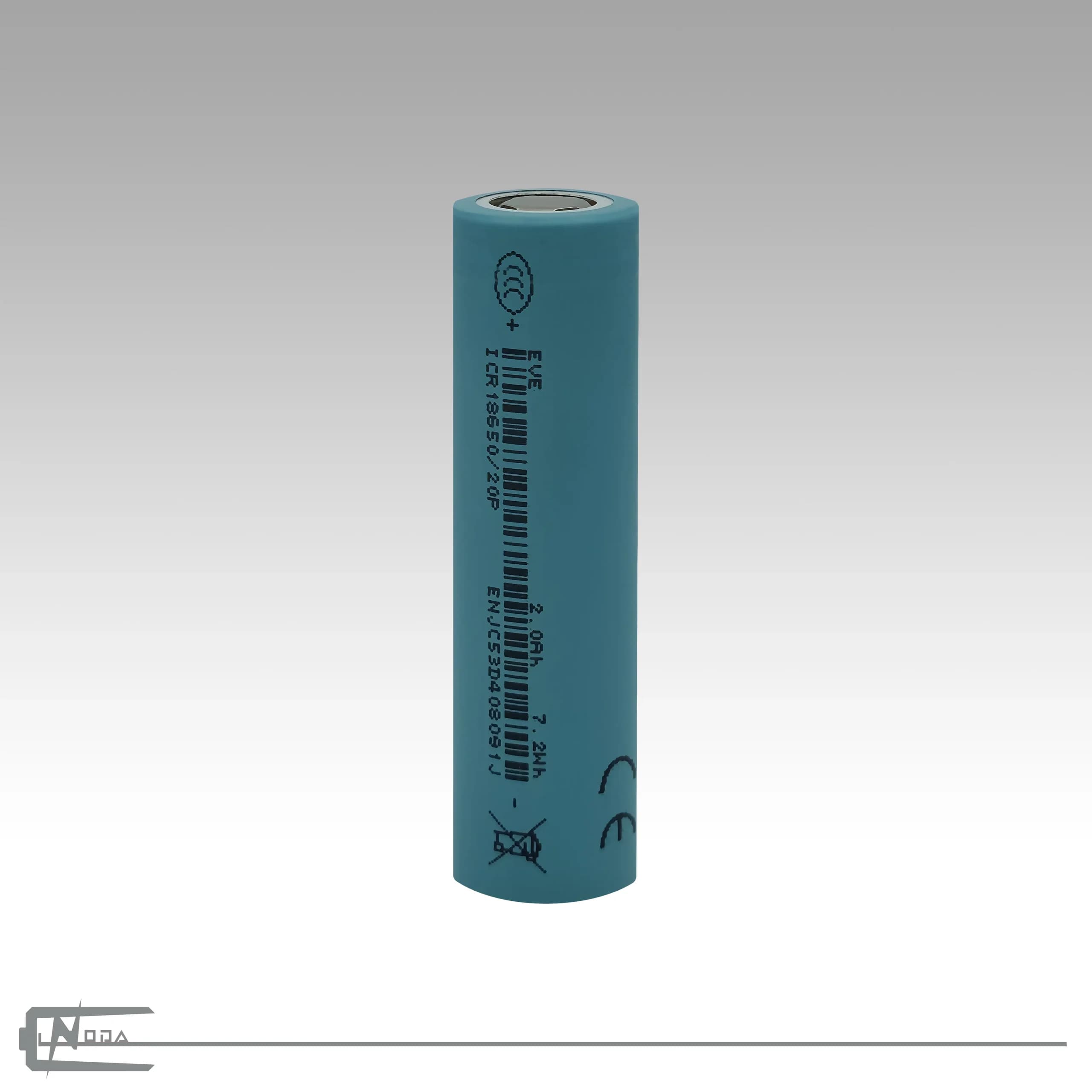 باتری 18650 لیتیوم-یون اوآ مدل سرتخت 2000MAh