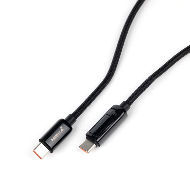 کابل تبدیل USB-C به USB-C هیسکا مدل LX-15CC طول 1 متر — تصویر ۲
