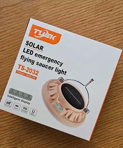 چراغ کمپینگ خورشیدی آویز و مگنت‌دار مدل TS-2031 — تصویر ۵
