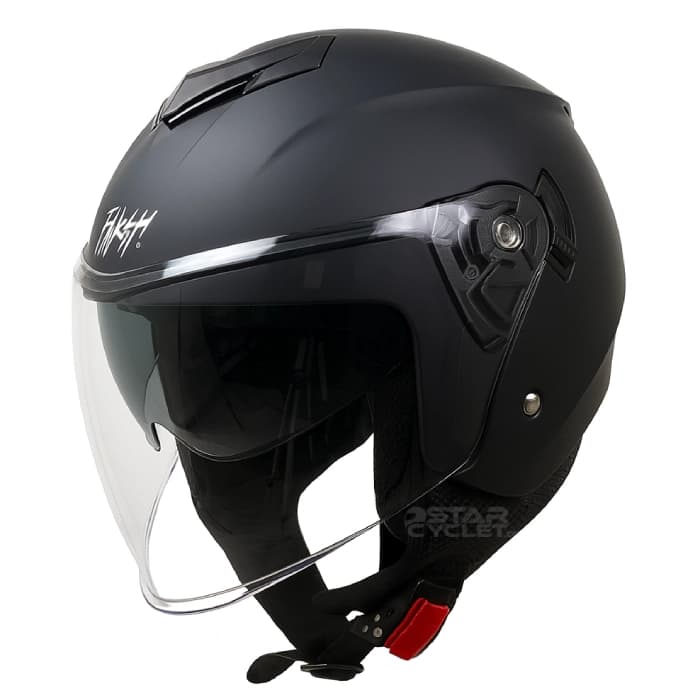 کلاه کاسکت بدون فک FLASH مدل 868 MATT BLACK — تصویر ۲