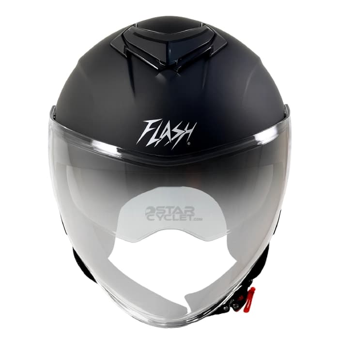 کلاه کاسکت بدون فک FLASH مدل 868 MATT BLACK — تصویر ۵
