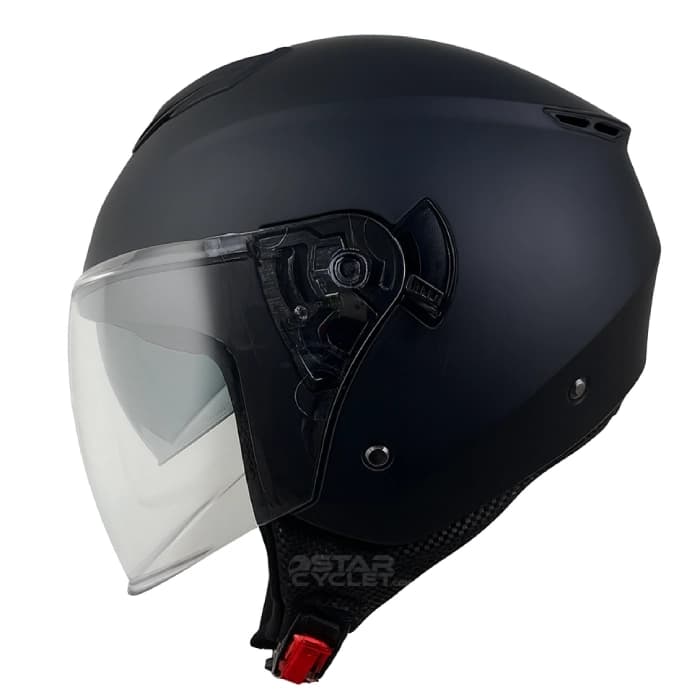 کلاه کاسکت بدون فک FLASH مدل 868 MATT BLACK — تصویر ۳