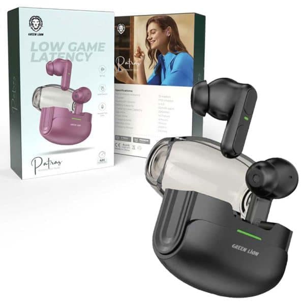 هندزفری بلوتوثی پاتراس گرین لاین Green Lion EarBuds Patras GL-TWS21 ENC — تصویر ۲
