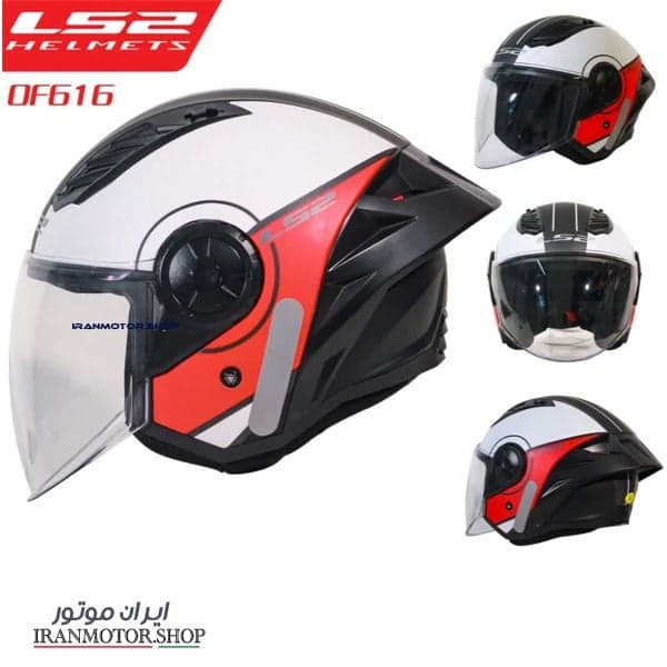 کلاه کاسکت بلوتوث دار بدون فک LS2 OF616