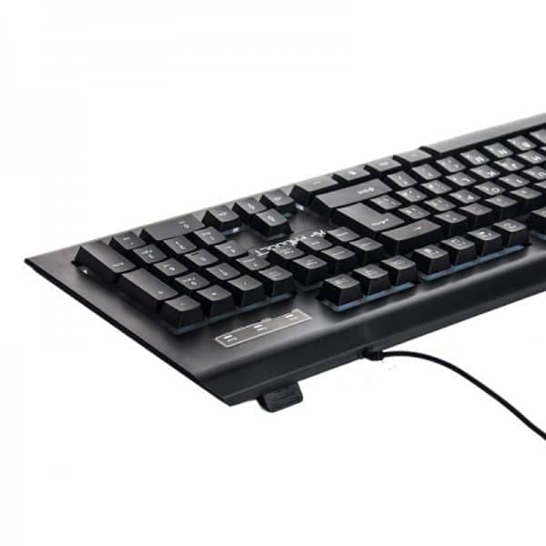 کیبورد سیمدار گیمینگ XP 12100R بک لایت دار — تصویر ۴