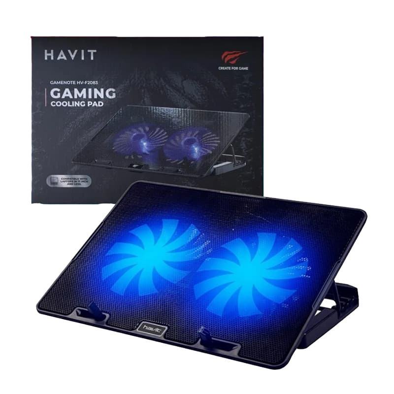 کول پد گیمینگ Havit Gamenote HV-F2083 دو فن Silent LED