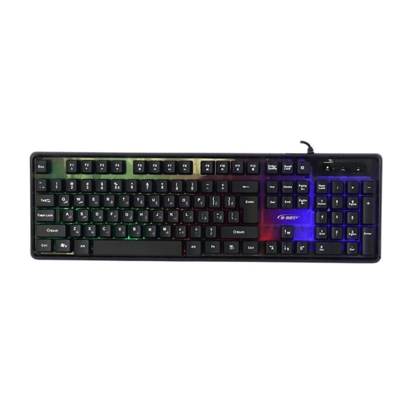 کیبورد سیمدار گیمینگ D-Net DT-997 بک لایت دار — تصویر ۶