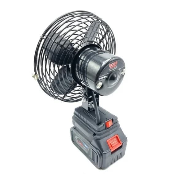 پنکه فلزی شارژی رومیزی 48 ولت مدل FAN LITHIUM 3PIN — تصویر ۲