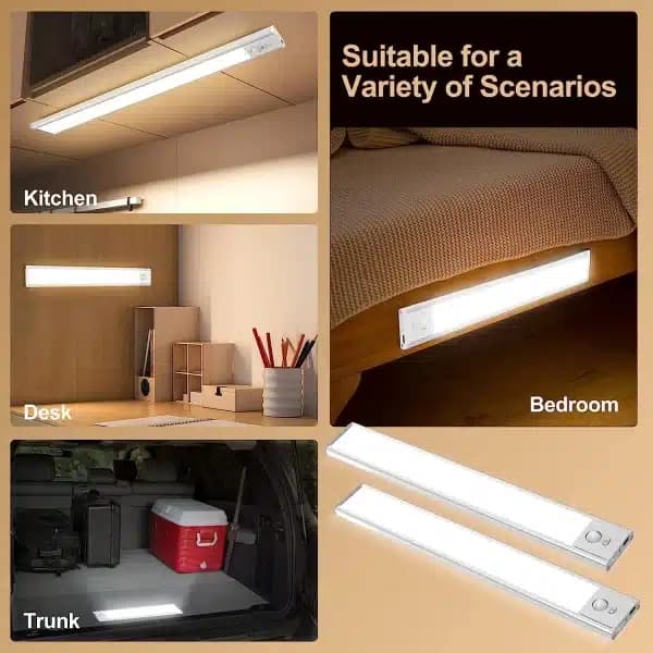 چراغ ال ای دی زیر کابینتی سنسور دار 40 سانتیمتر Intelligent Light — تصویر ۵