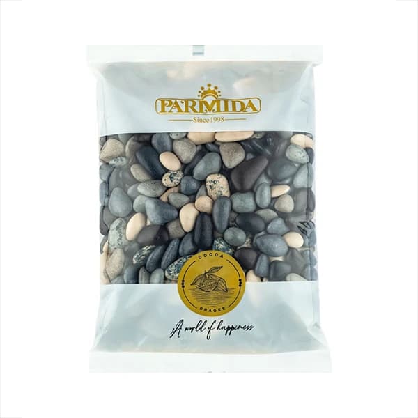 دراژه شکلاتی سنگ رودخانه ای پارمیدا 1kg