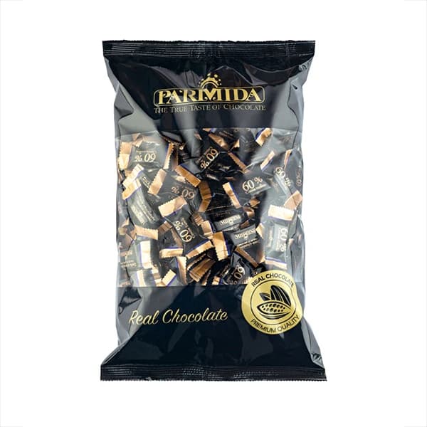 شکلات تلخ فله 60 درصد پارمیدا 1kg