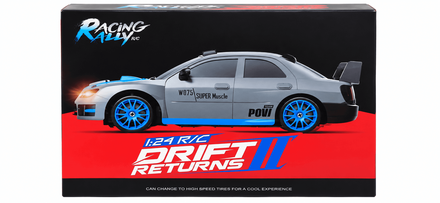 ماشین کنترلی دریفت 1:24 Racing Rally مدل Drift Returns II — تصویر ۲