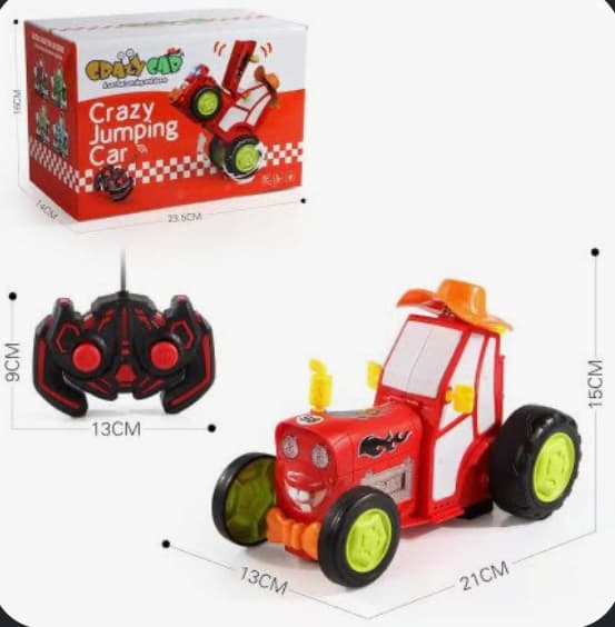 تراکتور دیوانه ملق زن کنترلی Crazy Jumping Car