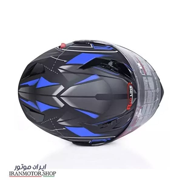 کلاه کاسکت فک متحرک ردلاین مدل 939 طرح blue time — تصویر ۲