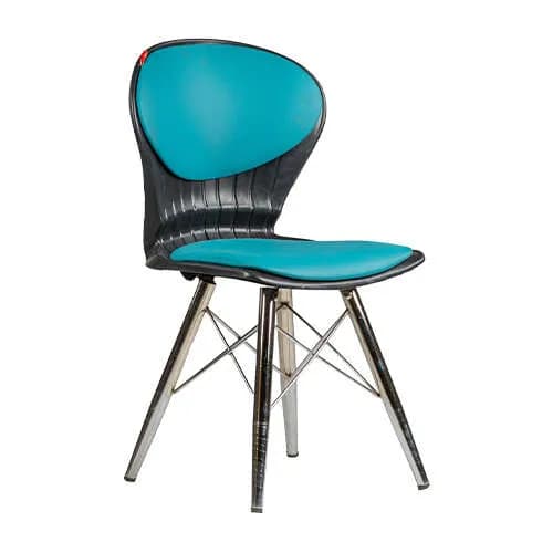 چهارپایه رزتی فلاپ مشکی پایه کروم C013-K
