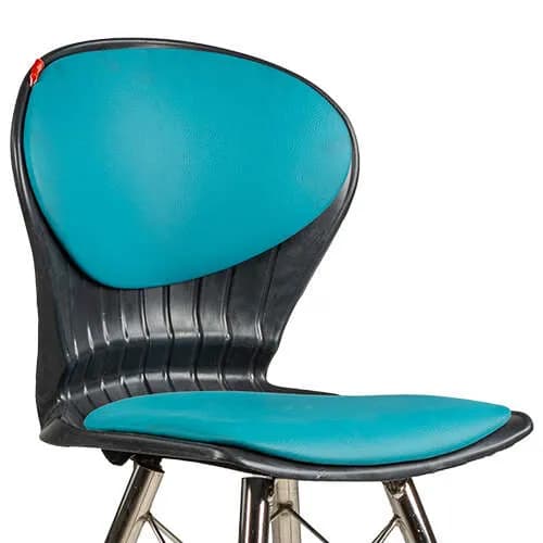 چهارپایه رزتی فلاپ مشکی پایه کروم C013-K — تصویر ۳