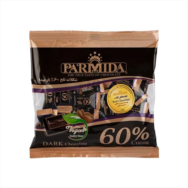 شکلات تلخ 60 درصد پارمیدا 220g