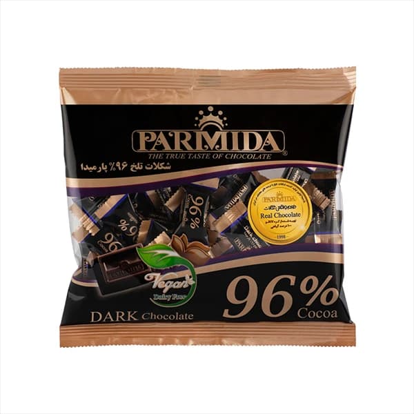 شکلات تلخ 96 درصد پارمیدا 220g