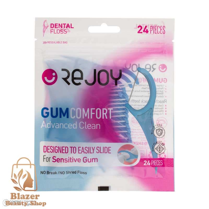 نخ دندان دسته‌دار ریجوی مدل Gum Comfort (۲۴ عددی)