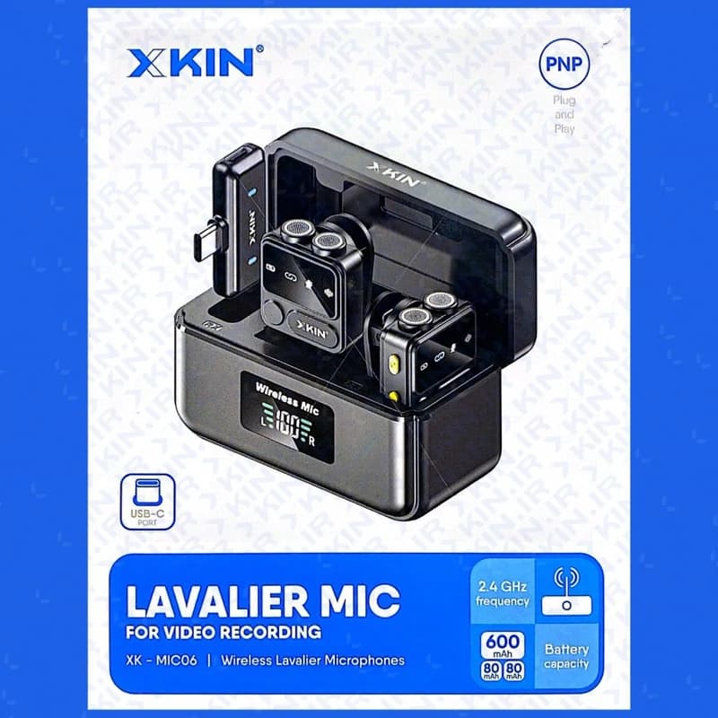 میکروفون وایرلس یقه ای ایکس کین XKIN XK MIC6