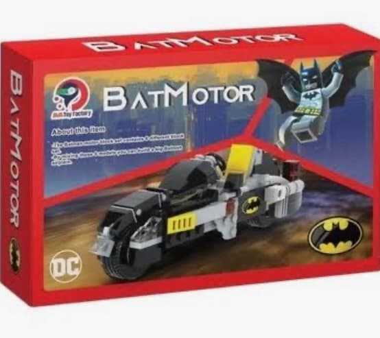 لگو ساختنی موتور بتمن BatMotor همراه مینی فیگور — تصویر ۲