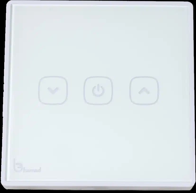 کلید لمسی هوشمند دیمر WiFi سفید بهامد