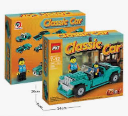 لگو ماشین کلاسیک 12 مدل | ساختنی Classic Car 239 قطعه — تصویر ۳