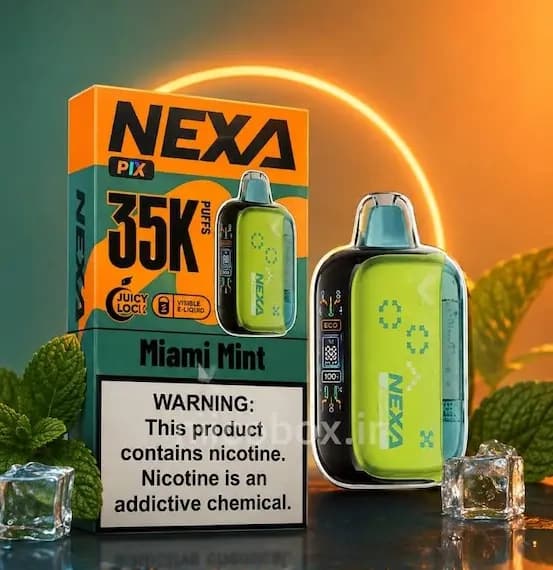 یکبار مصرف 35,000 طعم نعنای خنک (miami mint) نکسا NEXA