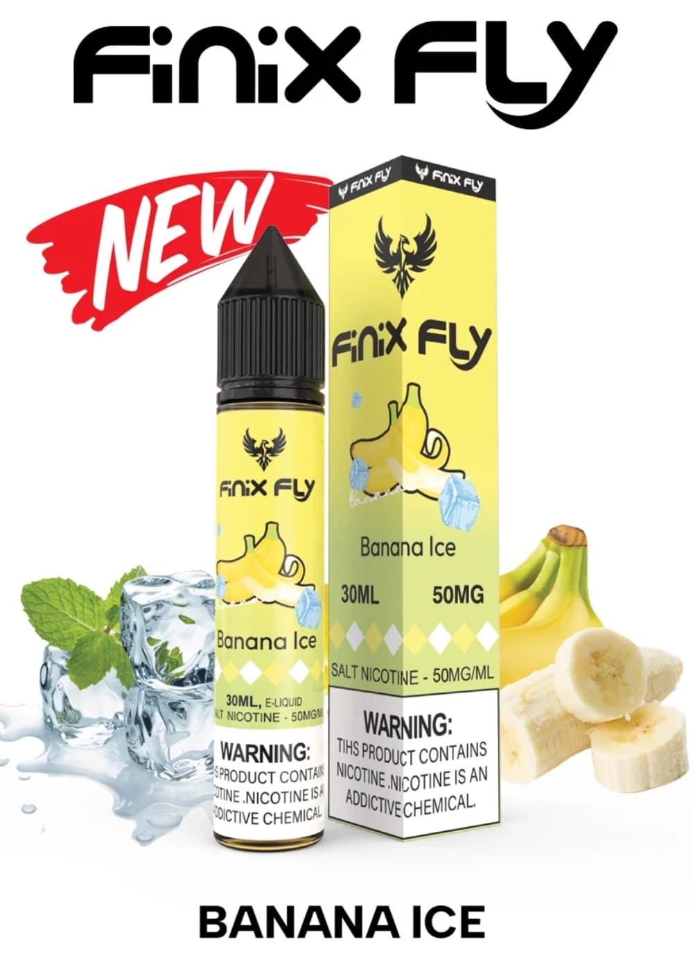 فینیکس فلای طعم موز یخی (Finix Fly Banana Ice)
