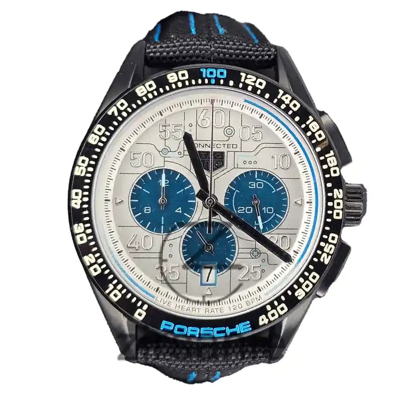 ساعت مچی مردانه تگ هویر پورشه new مشکی آبی Tag Heuer Porsche new Black Blue