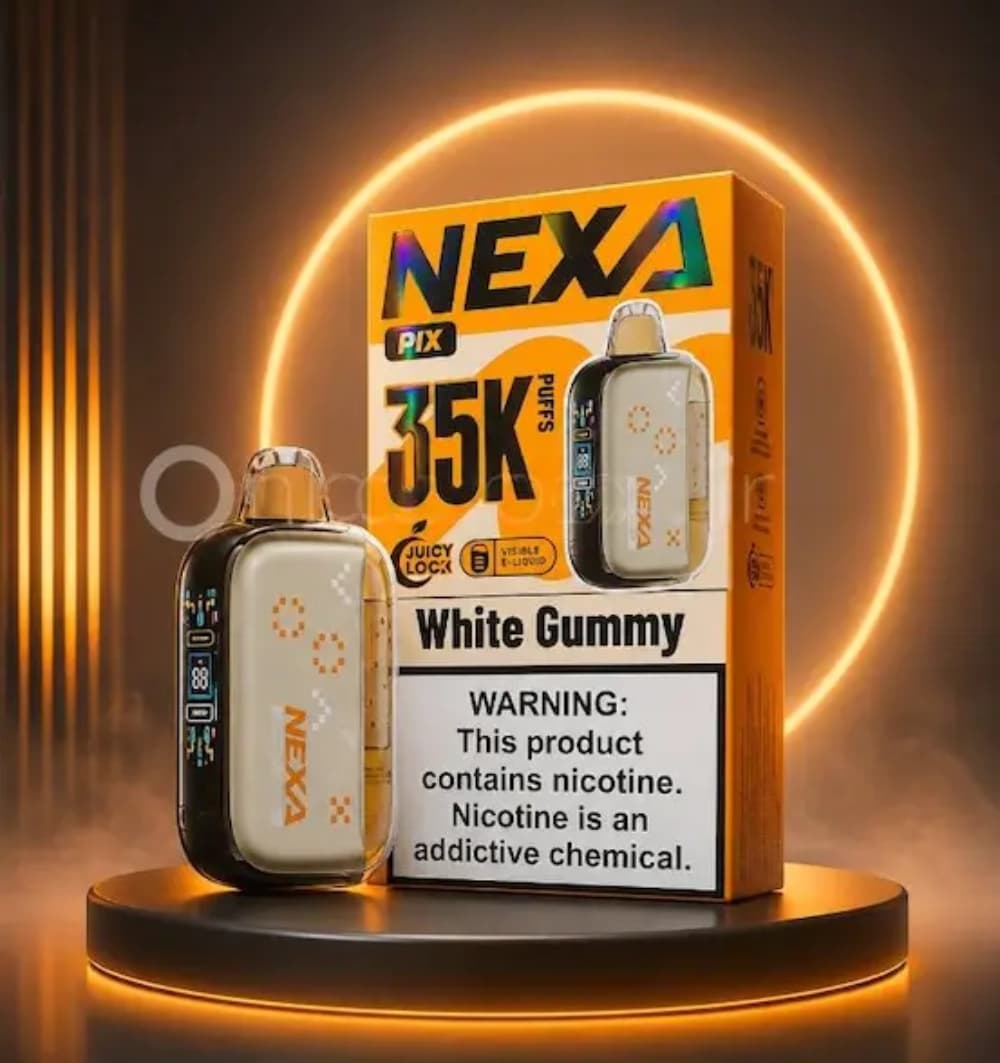 یکبار مصرف 35,000 طعم پاستیل خرسی سفید (White Gummy ) نکسا NEXA