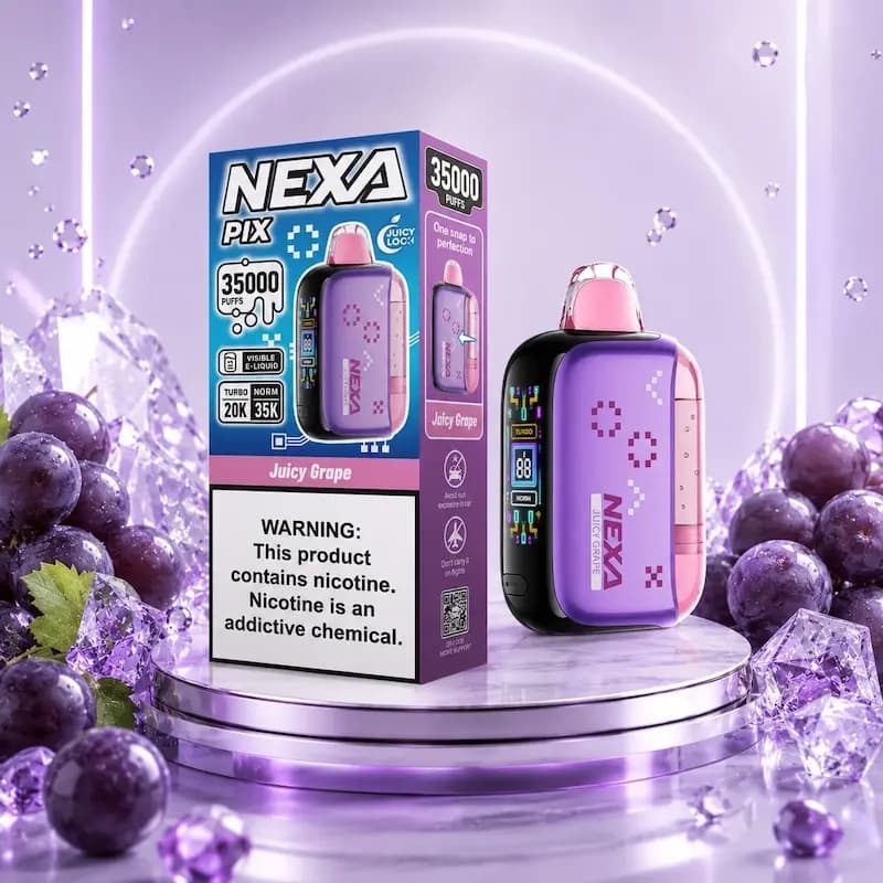 یکبار مصرف 35,000 طعم انگور آبدار(juicy grape ) نکسا NEXA
