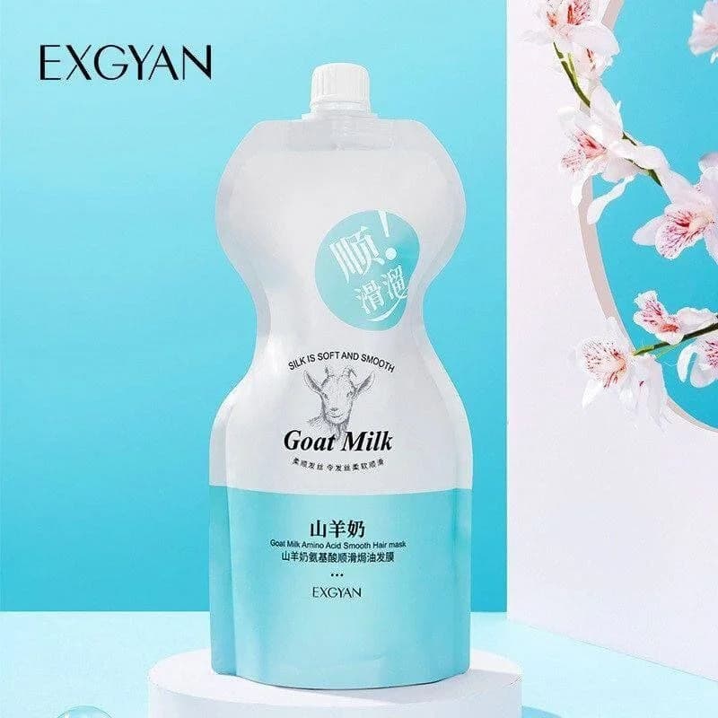 ماسک مو تقویت کننده شیر بز EXGYAN — تصویر ۶