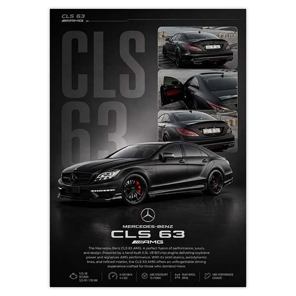 پوستر Mercedes Benz CLS