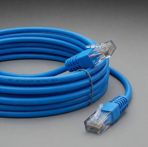 کابل شبکه cat 6 utp طول 1 متری برند بلدن BELDEN — تصویر ۳