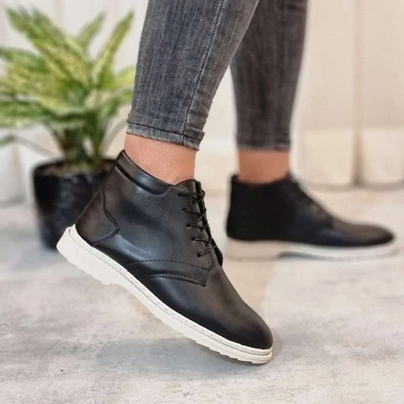 کفش ساقدار مردانه Black ecco — تصویر ۶
