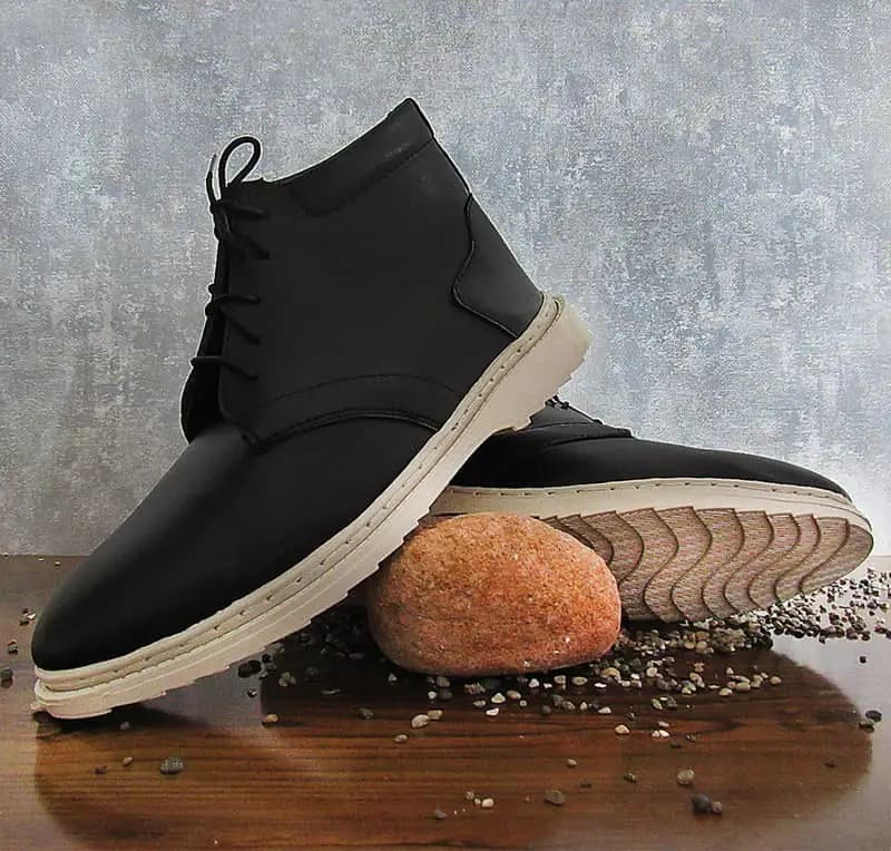 کفش ساقدار مردانه Black ecco — تصویر ۵