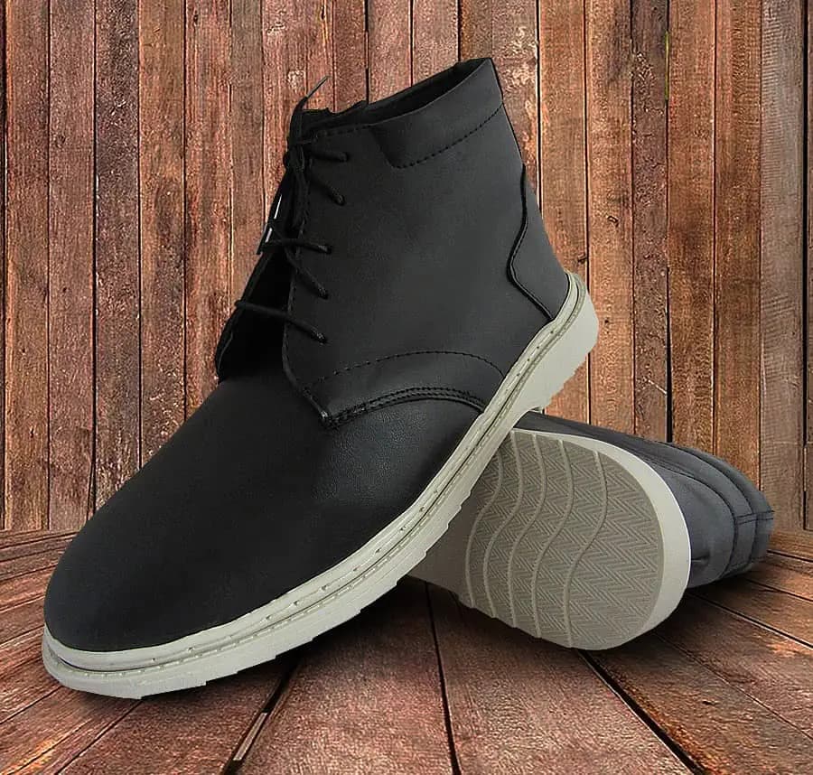 کفش ساقدار مردانه Black ecco