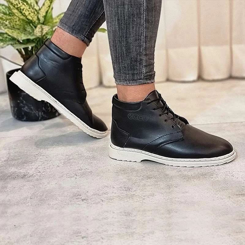 کفش ساقدار مردانه Black ecco — تصویر ۸