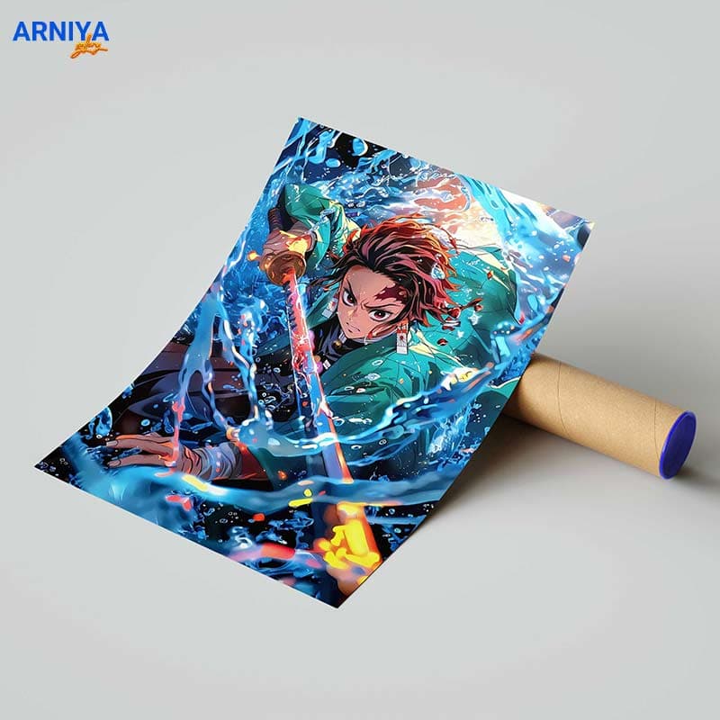 پوستر انیمه Demon Slayer شخصیت Tanjiro — تصویر ۲
