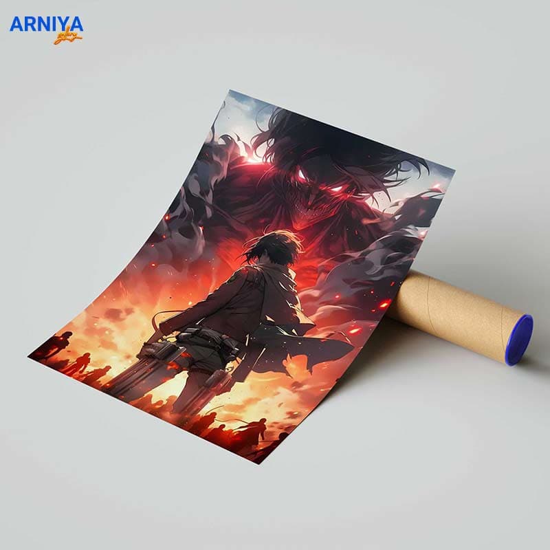 پوستر حماسی انیمه Attack on Titan — تصویر ۲