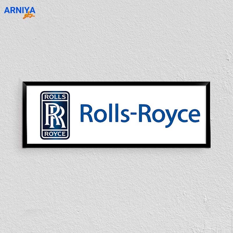 تابلو آرم رولز رویس Rolls Royce — تصویر ۲