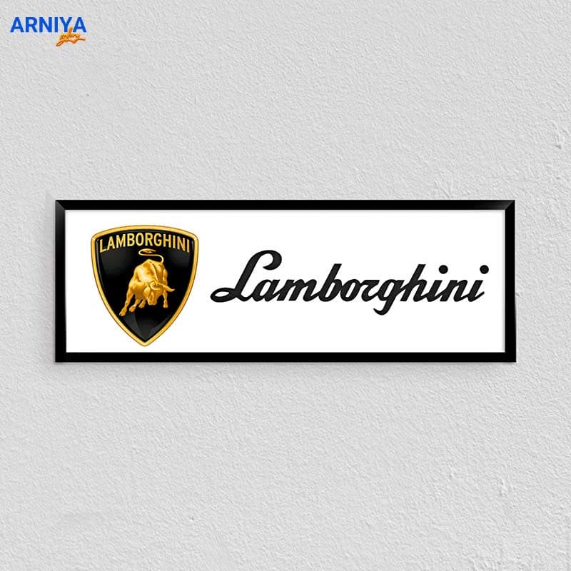 تابلو آرم لامبورگینی Lamborghini — تصویر ۲