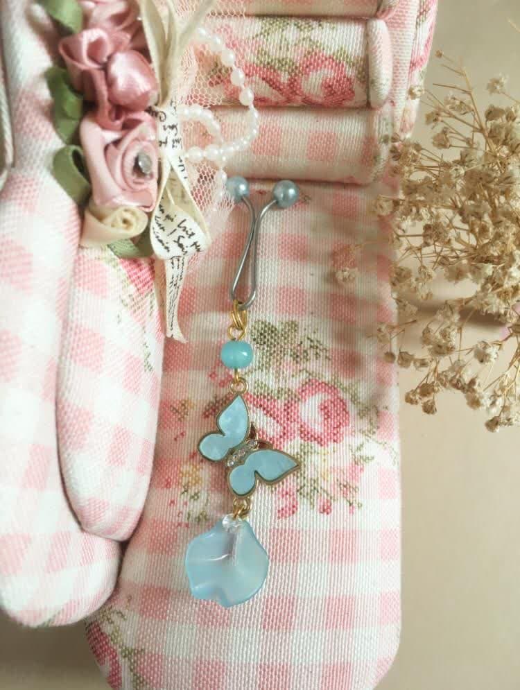 گیره روسری دینا طرح پروانه (کد 909)
