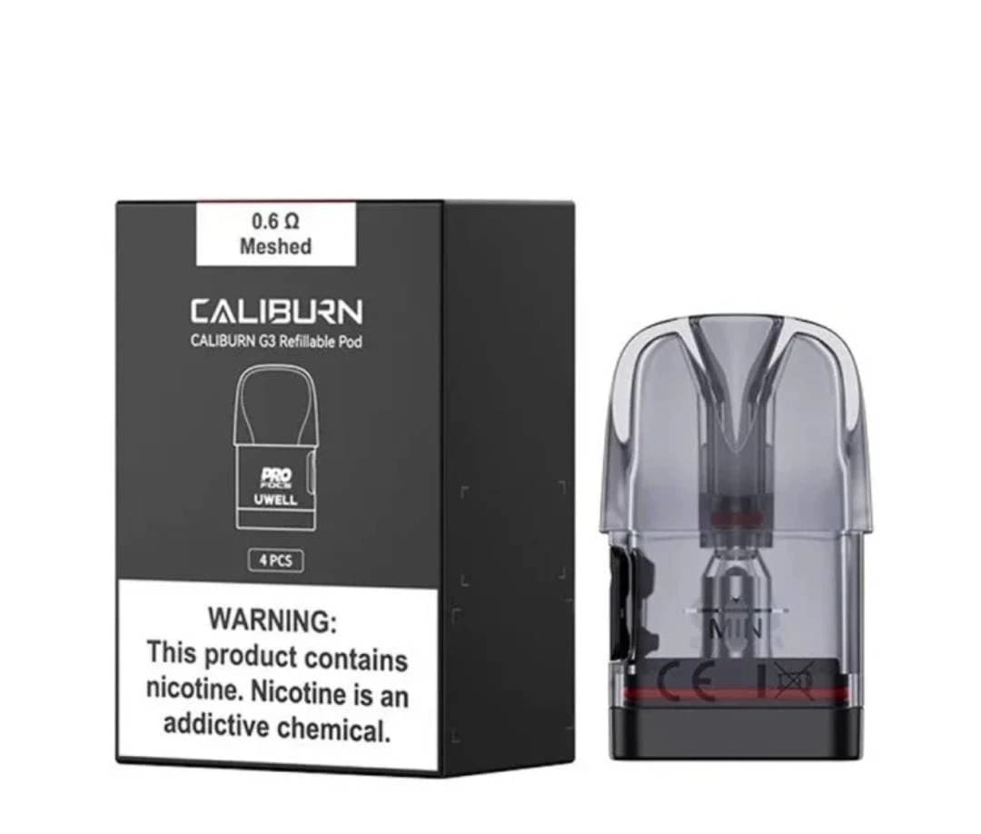 کارتریج یوول کالیبرن جی ۳ . Uwell caliburn g3 cartridge – 0.6 اهم