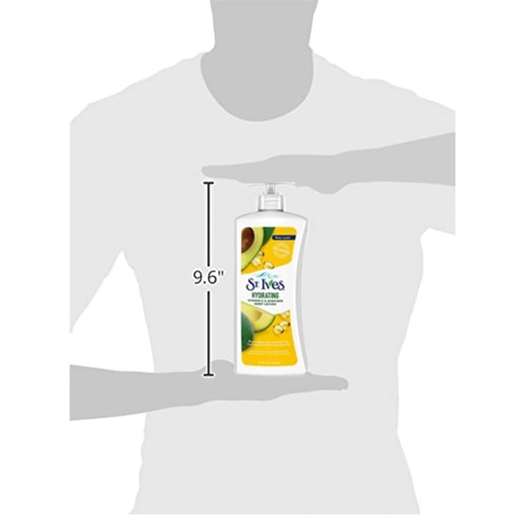 لوسیون بدن St Ives مدل Hydrating Vitamin E and Avocado حجم 621 میلی لیتر — تصویر ۶