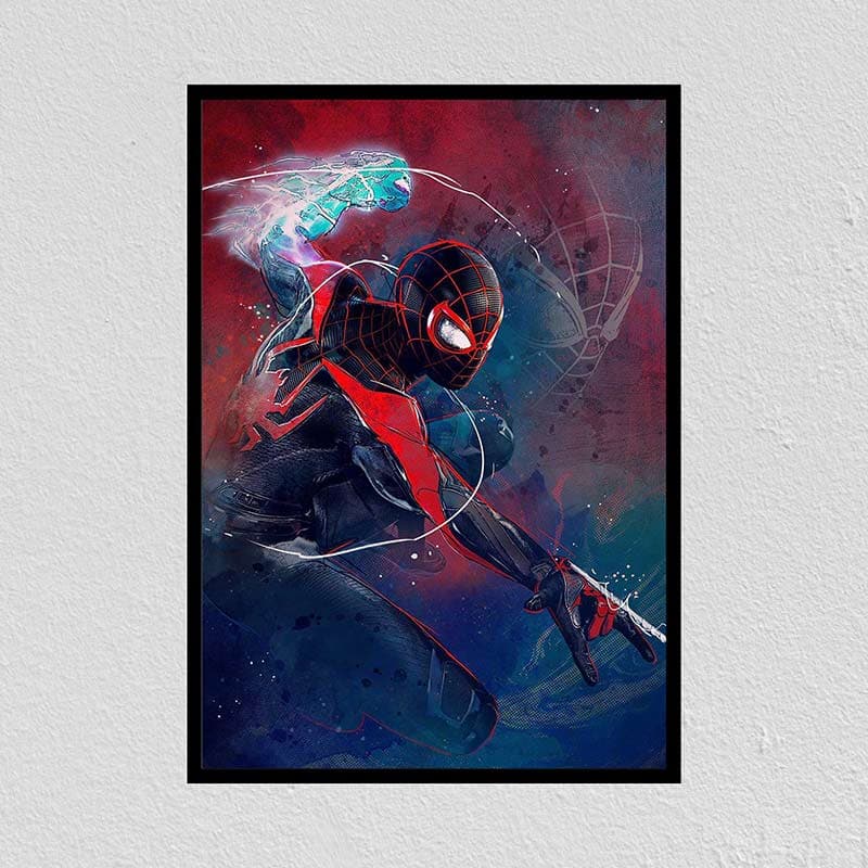 تابلو دو تکه اسپایدرمن spider man — تصویر ۳