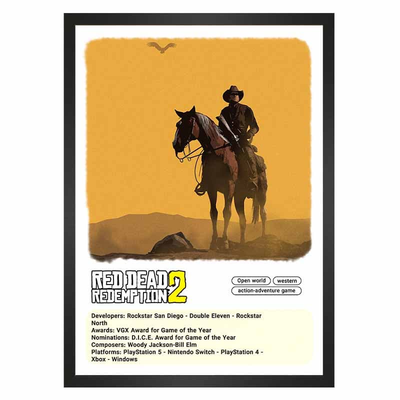 تابلو بازی Red Dead 2